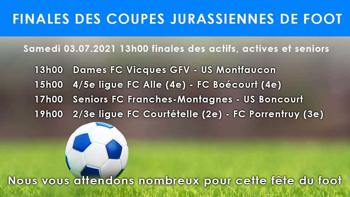 Finale des coupes jurassiennes de football